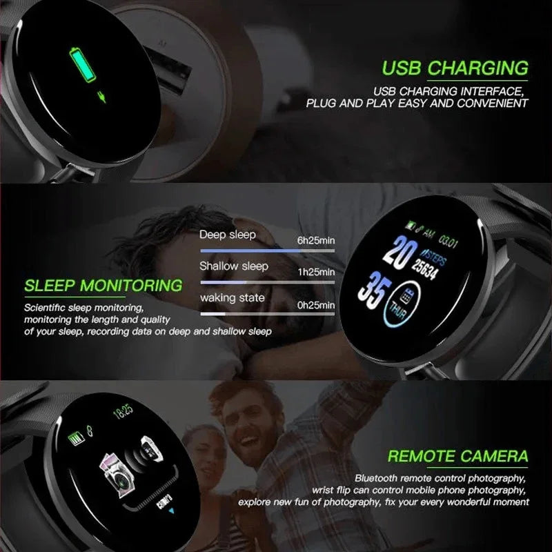 Nuvoro Smartwatch β Fitness Tracker