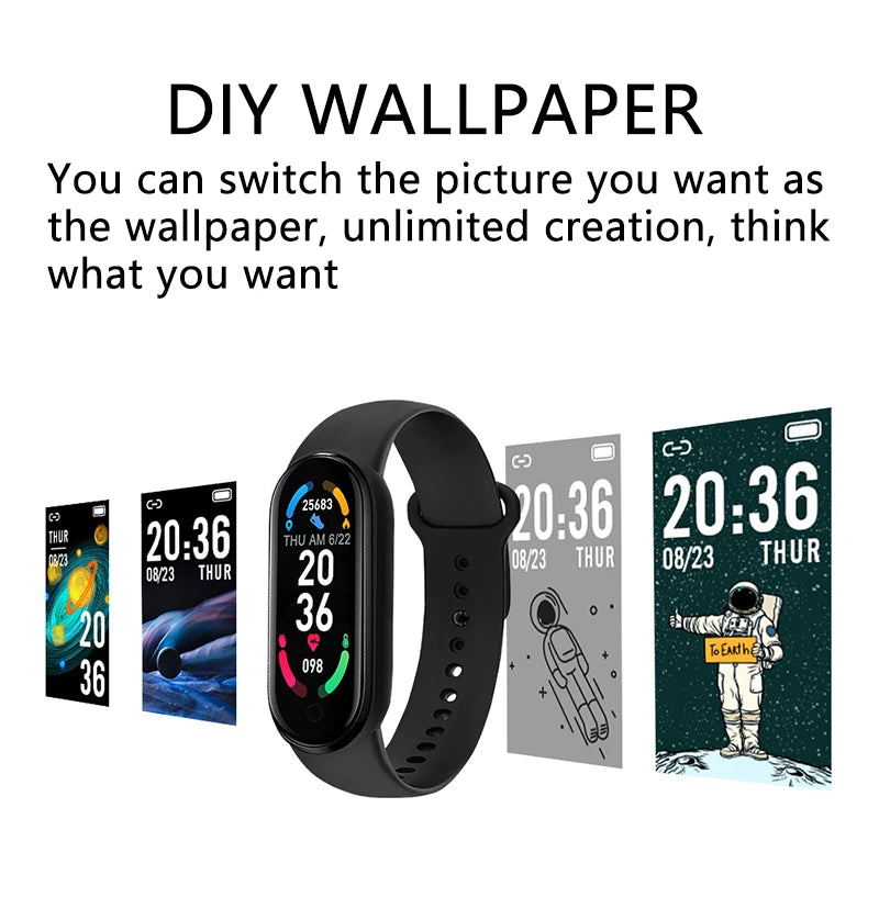 CoreFit Tracker – Slim Fitness Watch