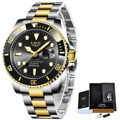 ZENTRO Men’s Waterproof Stainless Steel Watch