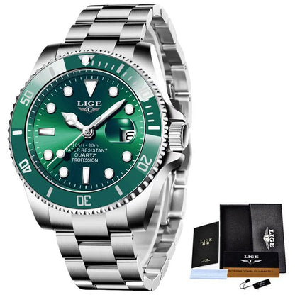 ZENTRO Men’s Waterproof Stainless Steel Watch