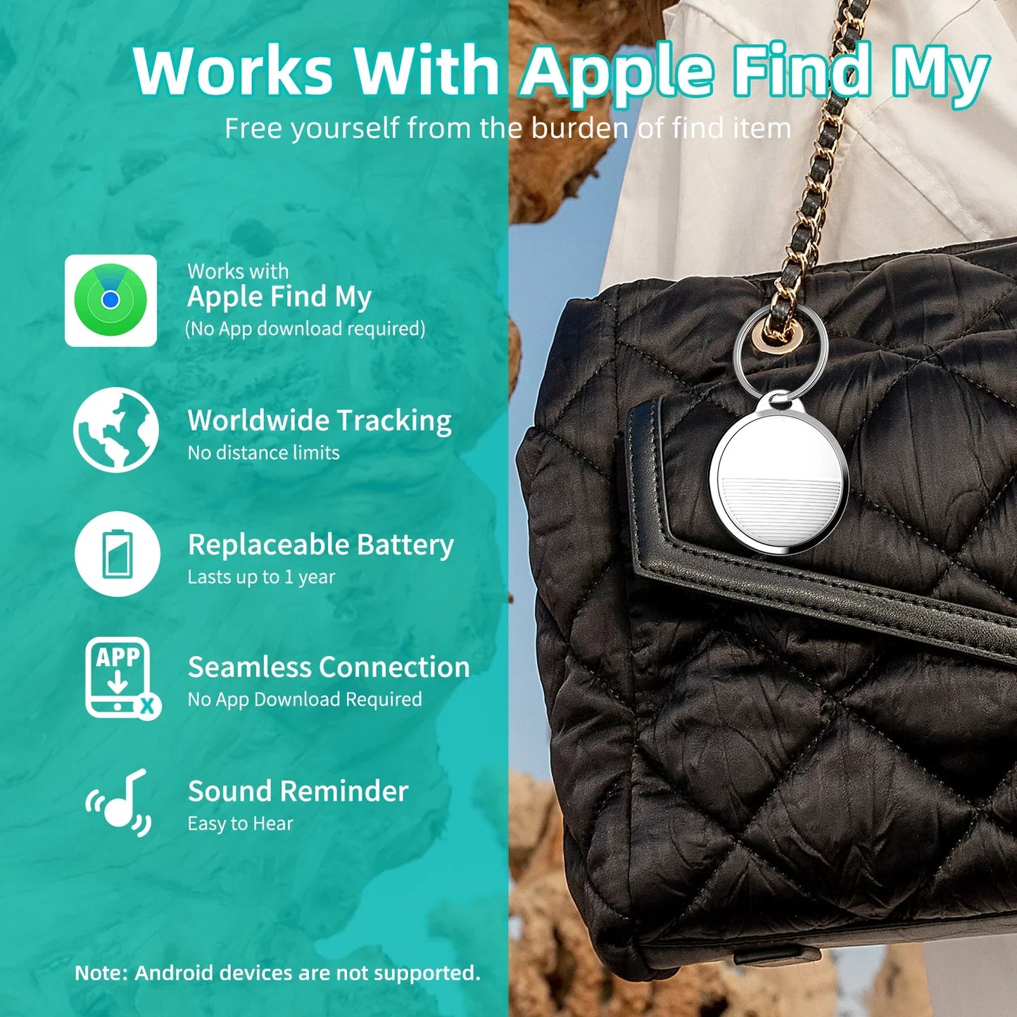 TAGIFY Smart Tracker – Works with Apple Find My