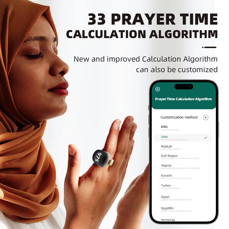 DEENIQ Smart Tasbih Ring v2